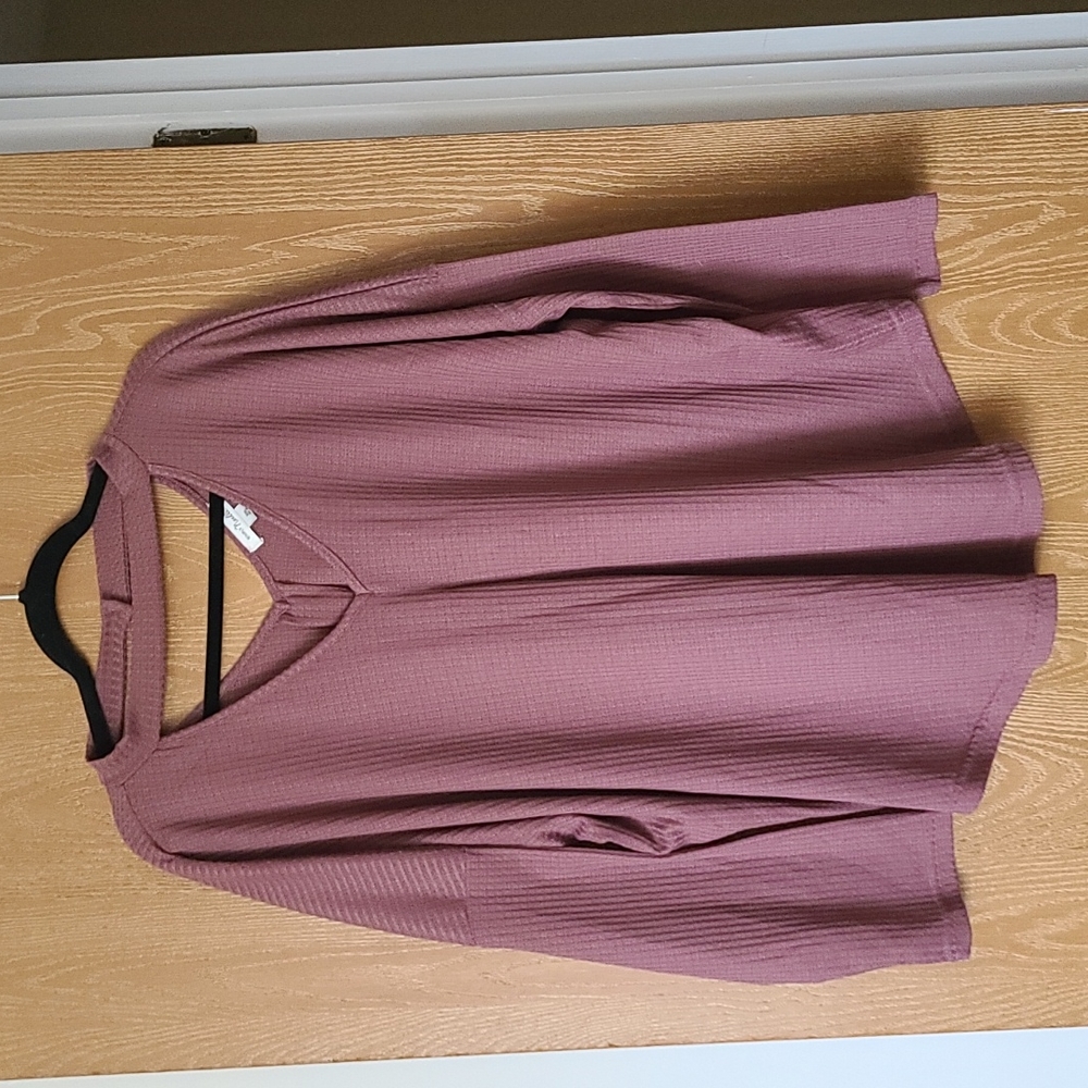 Waffle Knit Choker Top